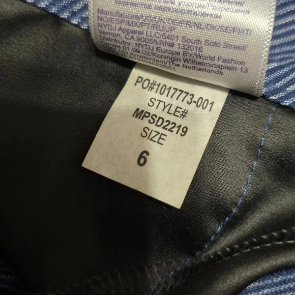 NWOT NYDJ Striped Straight-Leg Linen Blend Trouser Pants w/ Lift/Tuck Technology - Picture 13 of 13